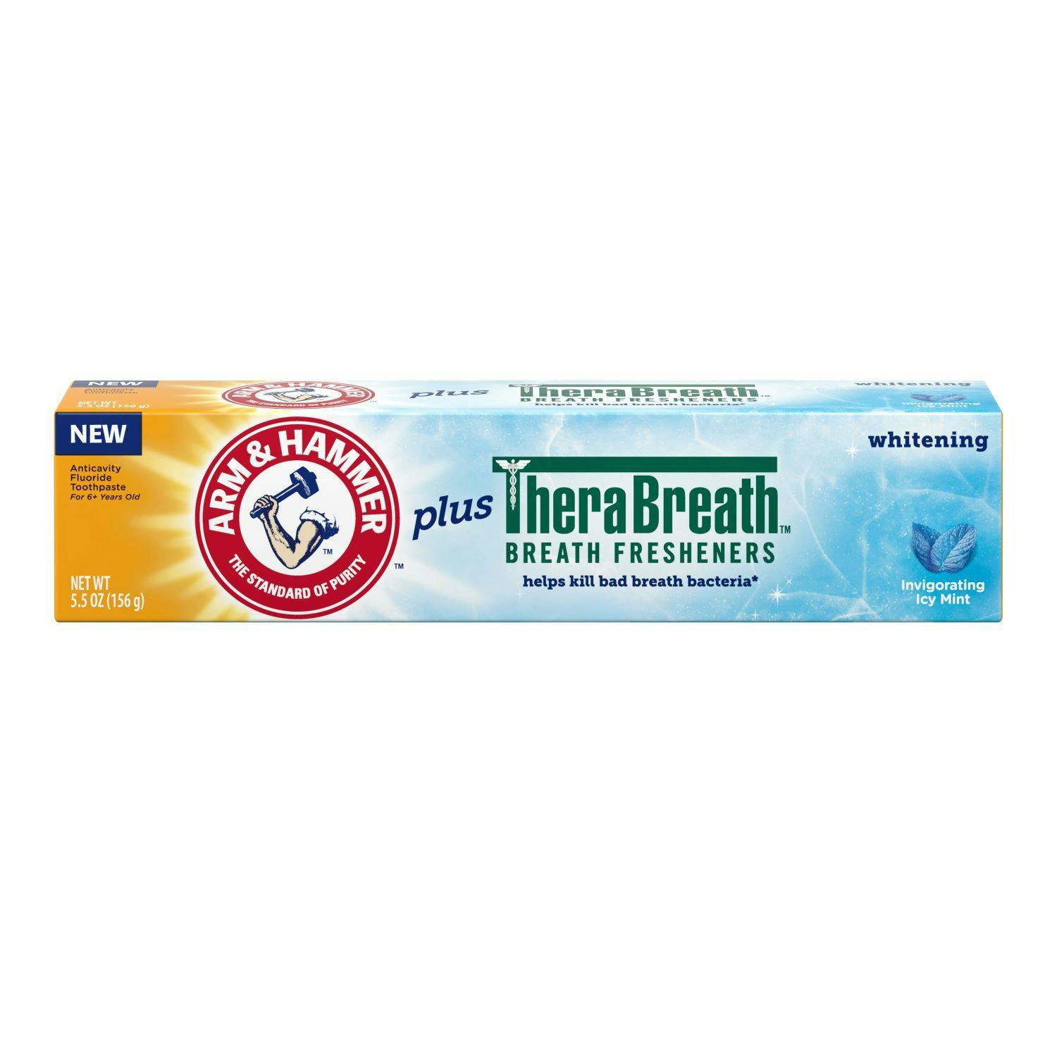 New ARM & HAMMER Plus TheraBreath Toothpaste Features Whitening and Fresh Breath Benefits | Image Credit: © ARM & HAMMER