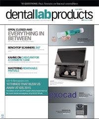 Dental Lab Products April 2015 issue cover