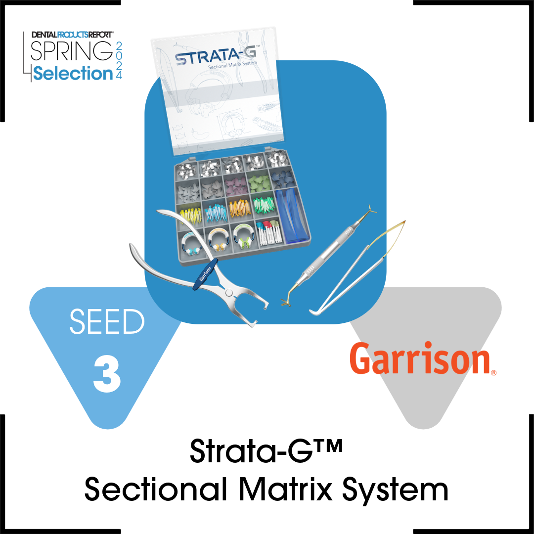 Spring Selection 2024 Lower Left Quadrant Seed 3: Strata-G Sectional Matrix System from Garrison Dental