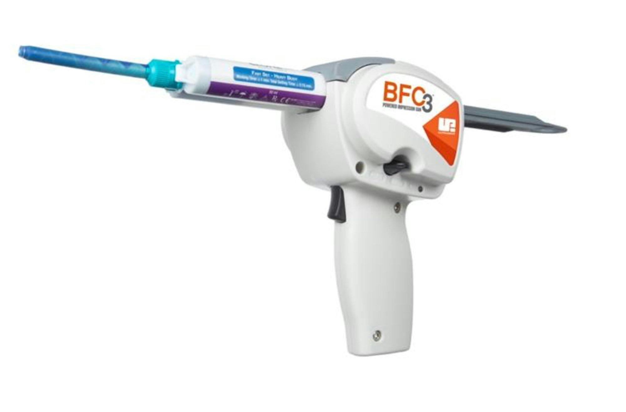 The BFC3 Impression Gun from Ultradent. Image: © Ultradent Products, Inc. 