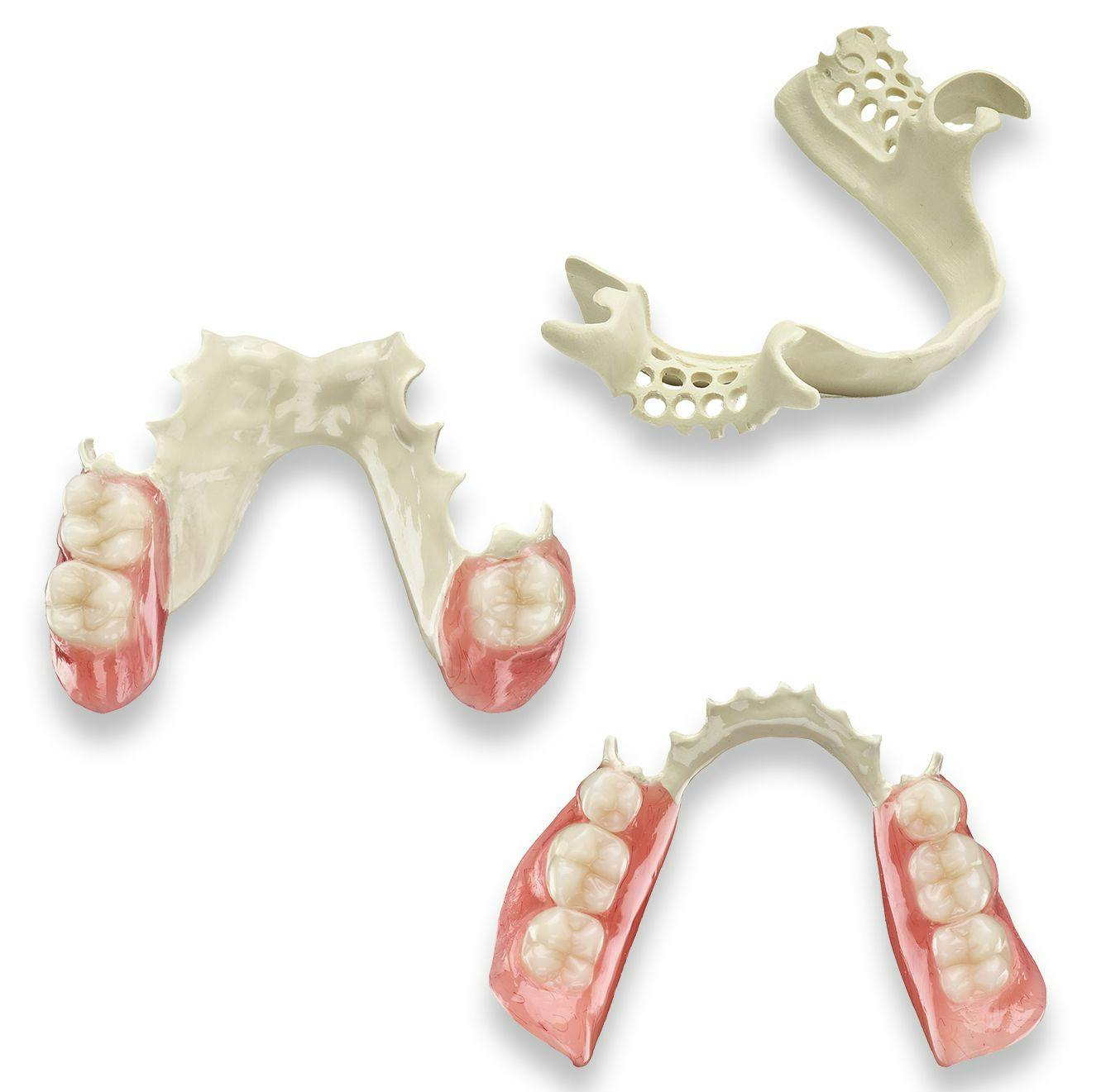 Dentivera milling discs used to create removable partials.